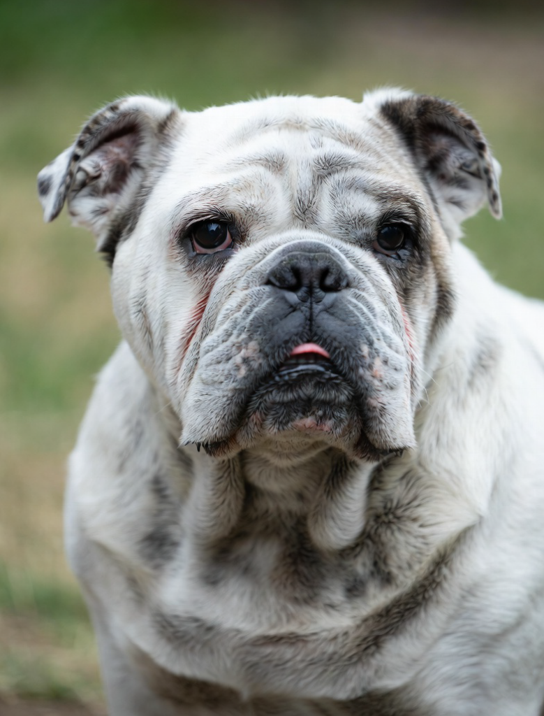Senior English Bulldog - AI Generated